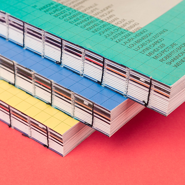 Open stitching binding